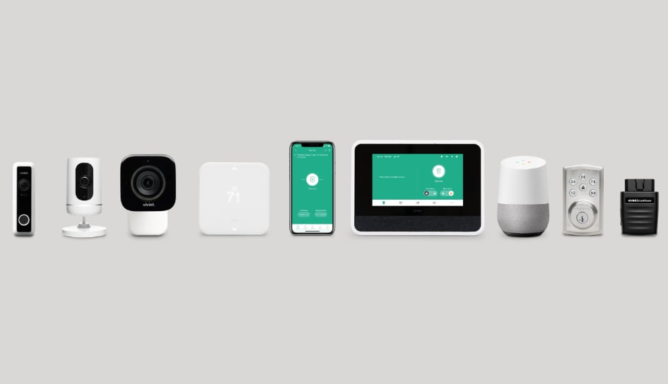 Vivint home security product line in Dover